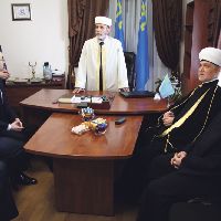 Встреча с председателем ДУМ Крыма муфтием Эмирали хаджи Аблаевым